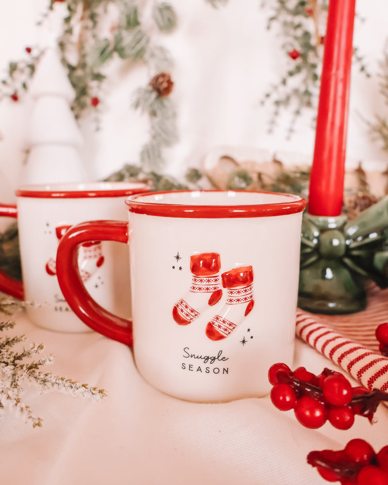 Snuggle Season Coffee Mug Candle