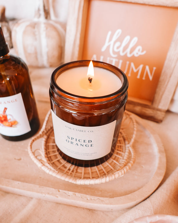 Spiced Orange Amber Jar Candle