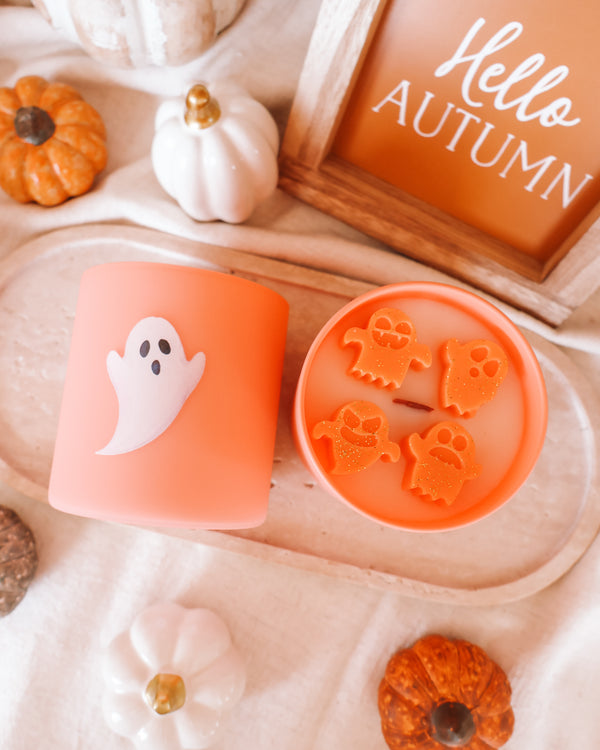 Spooky Season Ghost Candle