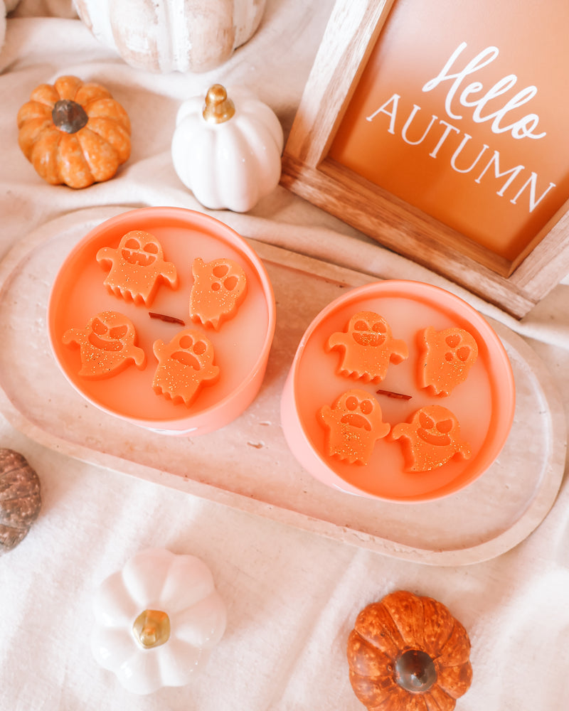 Spooky Season Ghost Candle