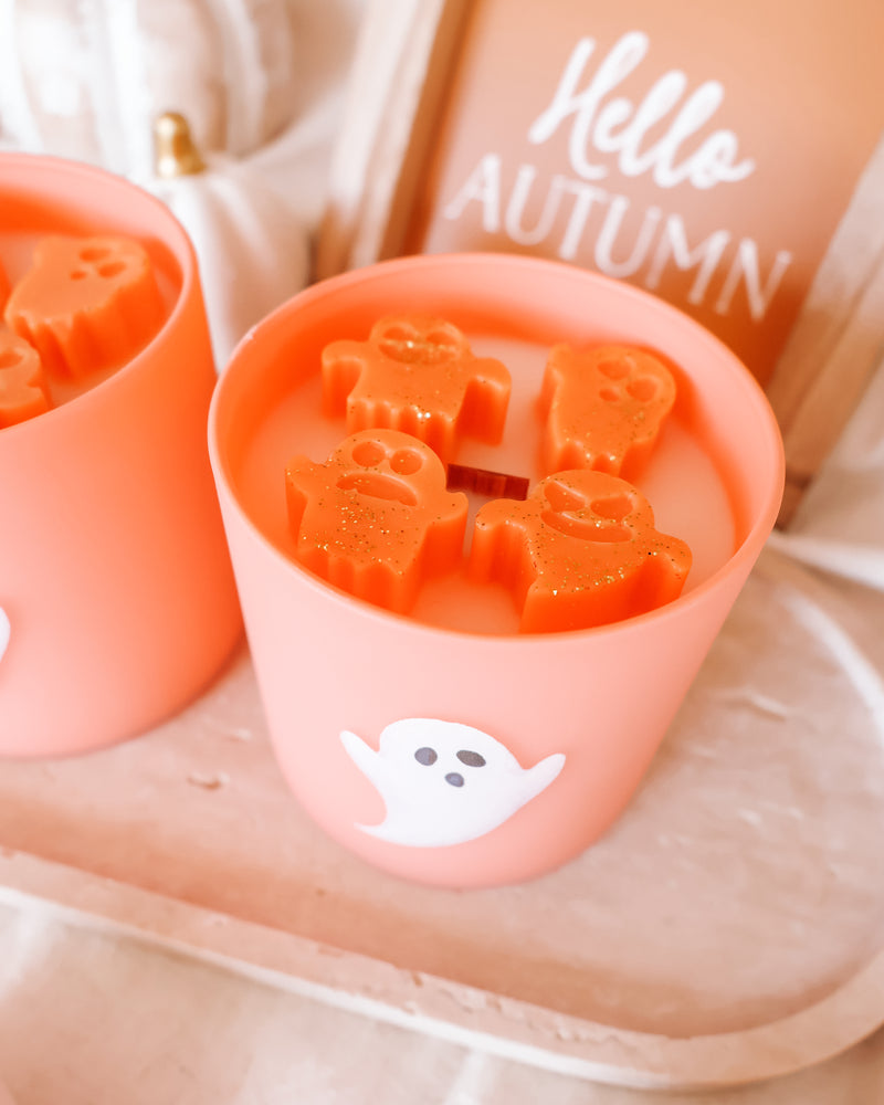 Spooky Season Ghost Candle