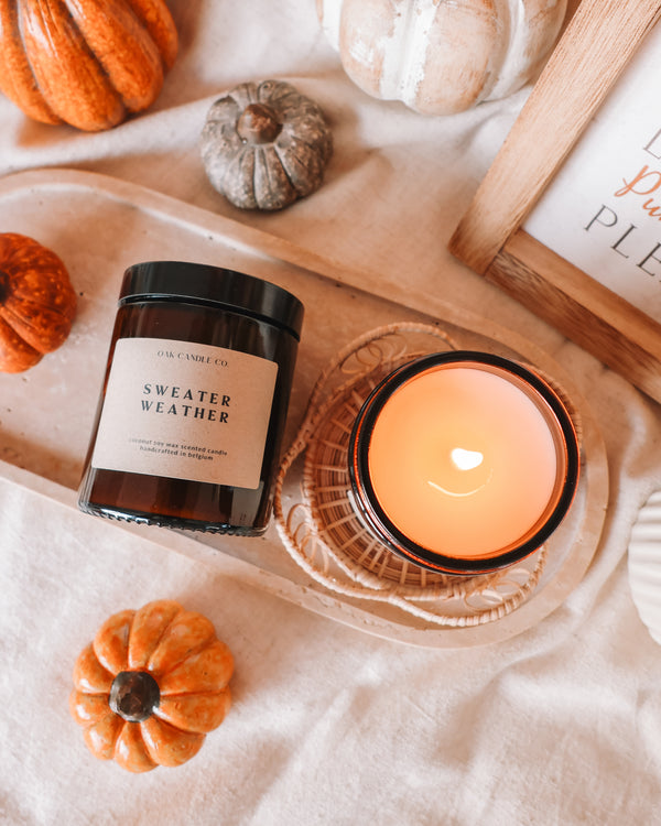 Sweater Weather Amber Jar Candle