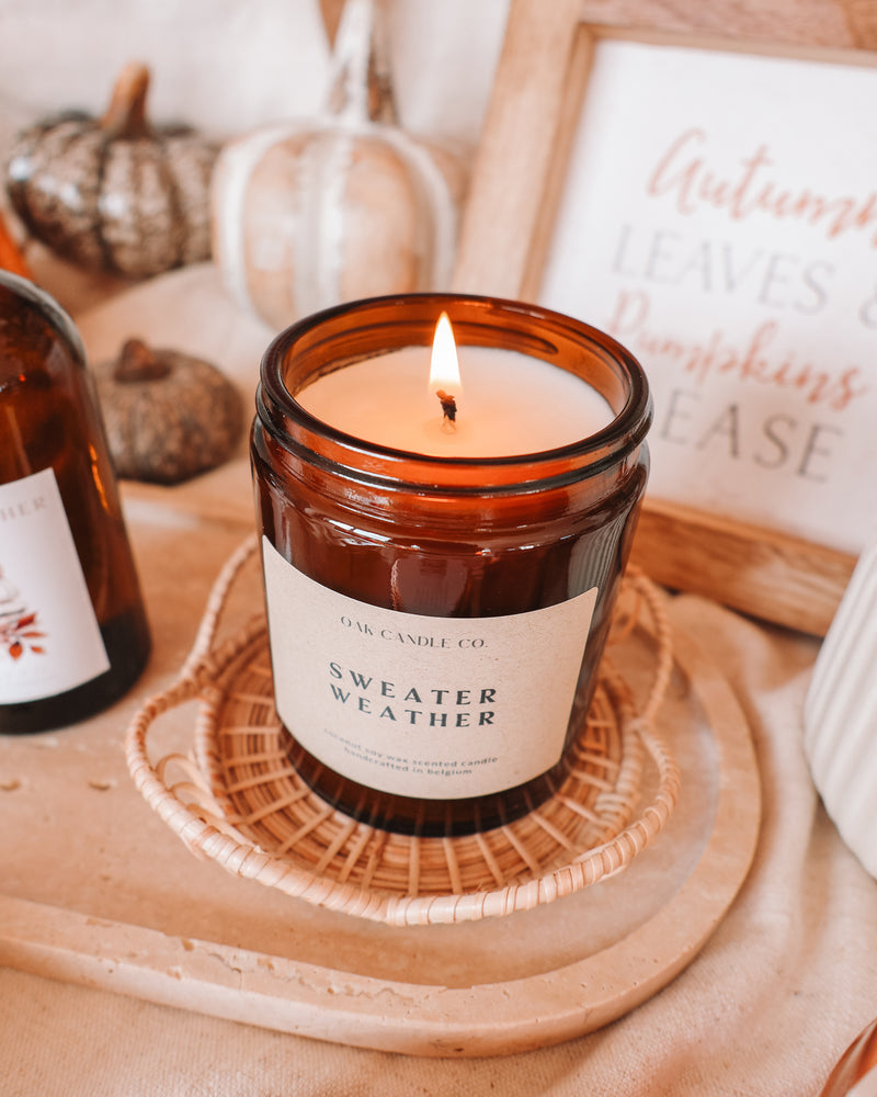 Sweater Weather Amber Jar Candle