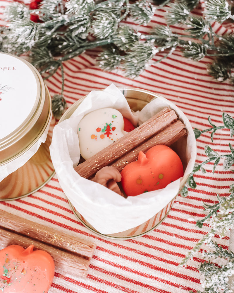 Sweet Cinnamon Apple Tin Jar Wax Melts