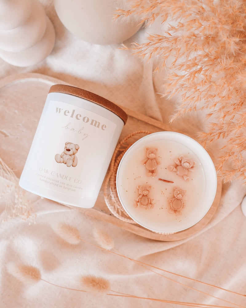 Welcome Baby Candle