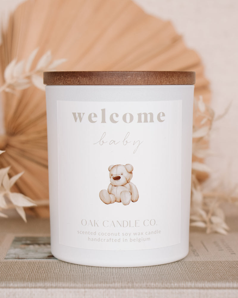 Welcome Baby Candle