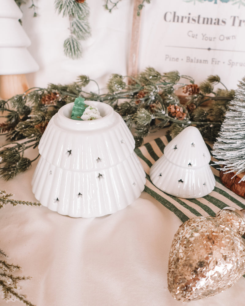 White Christmas Tree Wax Melter