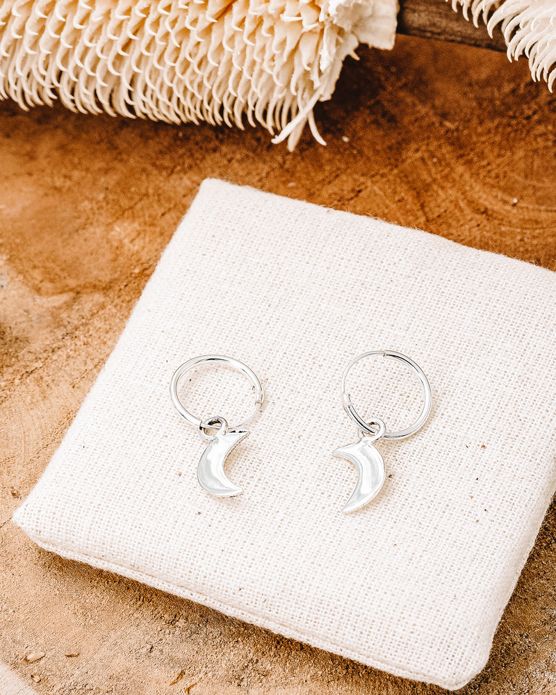 Blaise Bijoux Crescent Moon Earrings