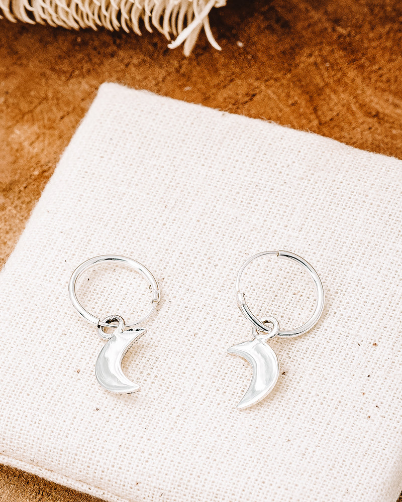 Blaise Bijoux Crescent Moon Earrings