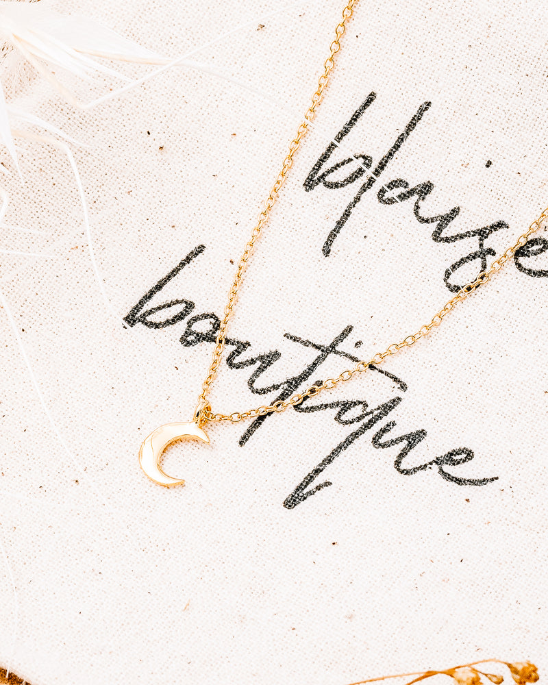 Blaise Bijoux Crescent Moon Necklace