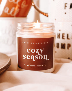 Cozy Season Soy Clear Jar Candle