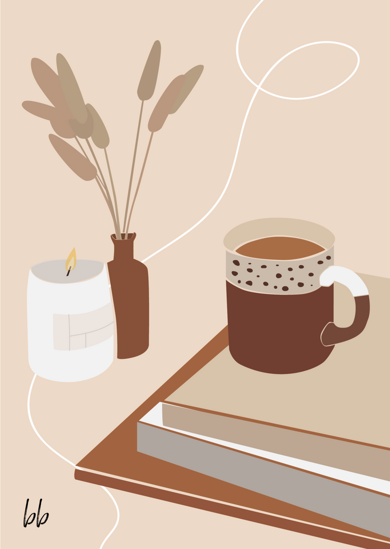 Morning Coffee Postcard
