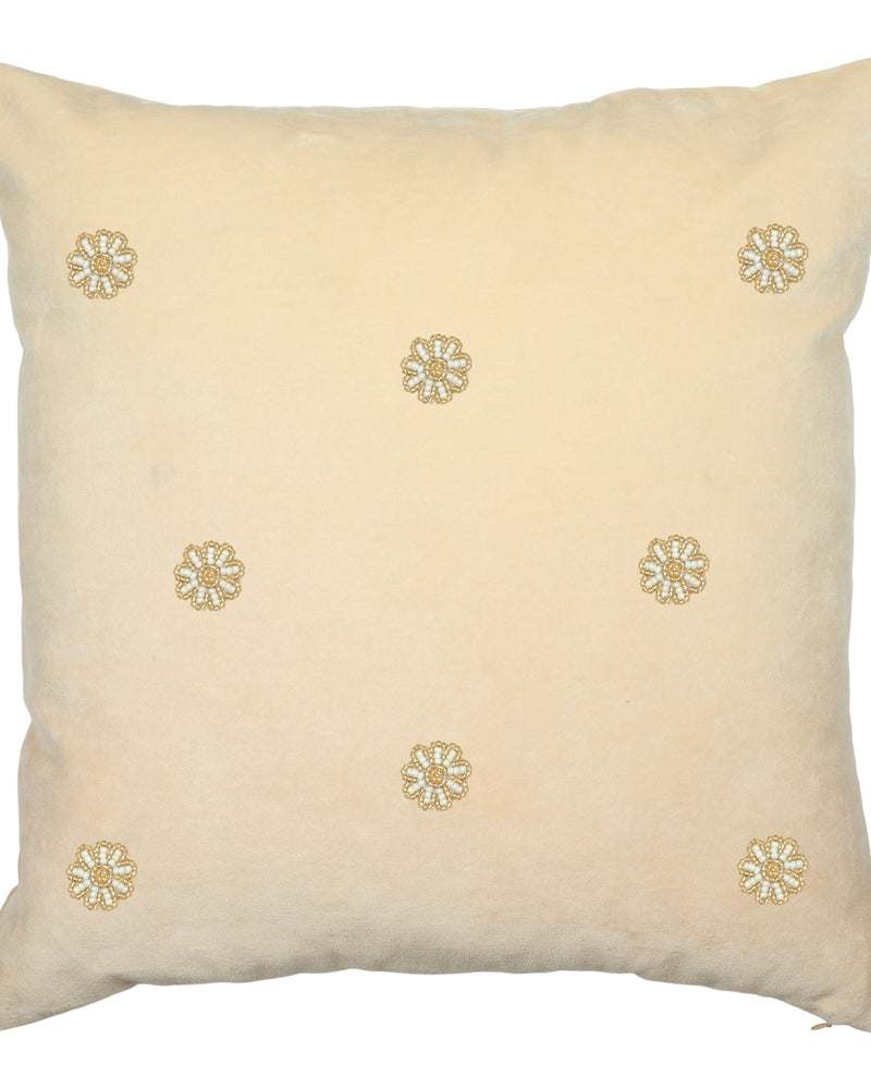 Velvet Daisies Sand Cushion Cover